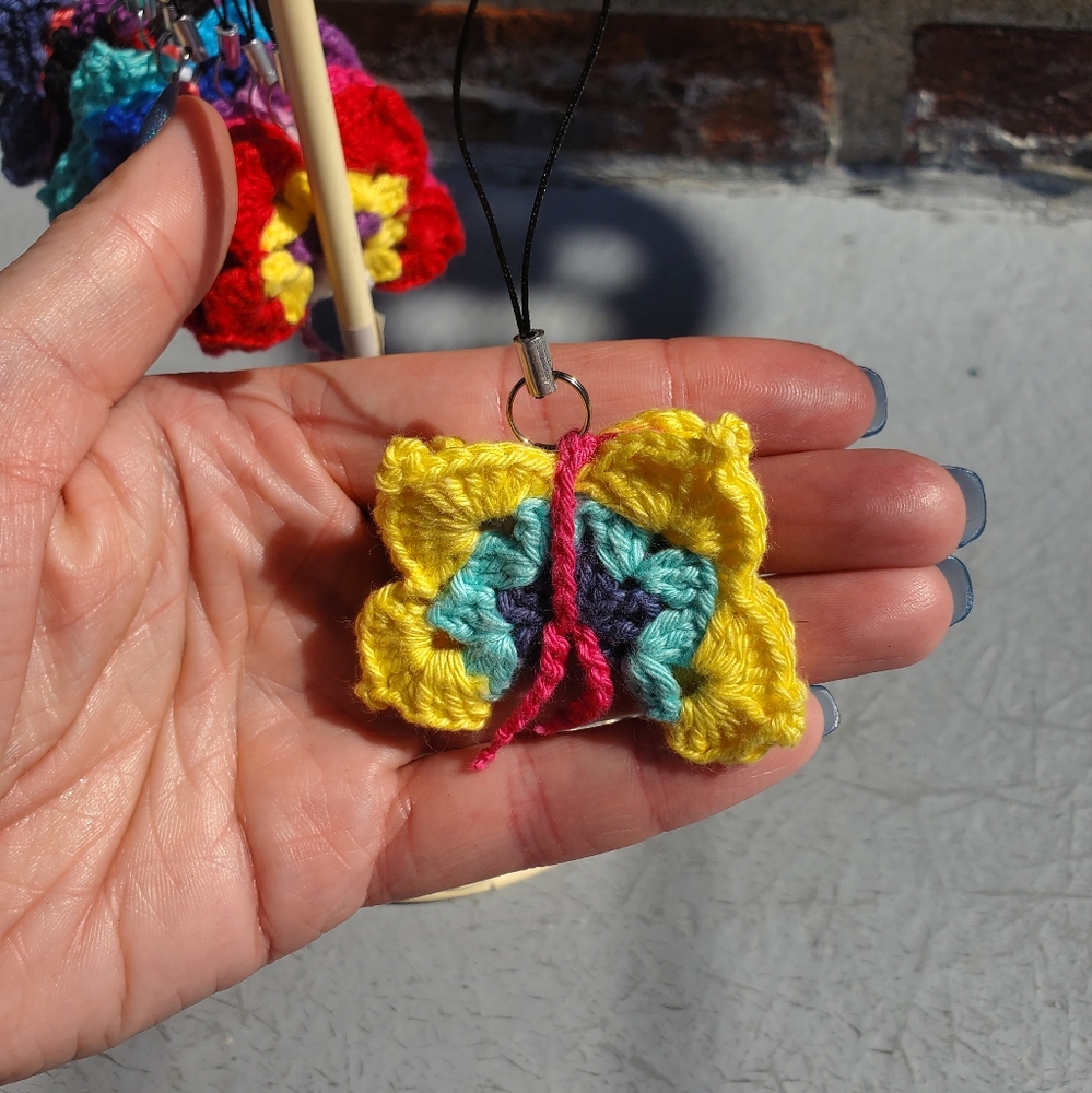 Crocheted butterfly- Handmade